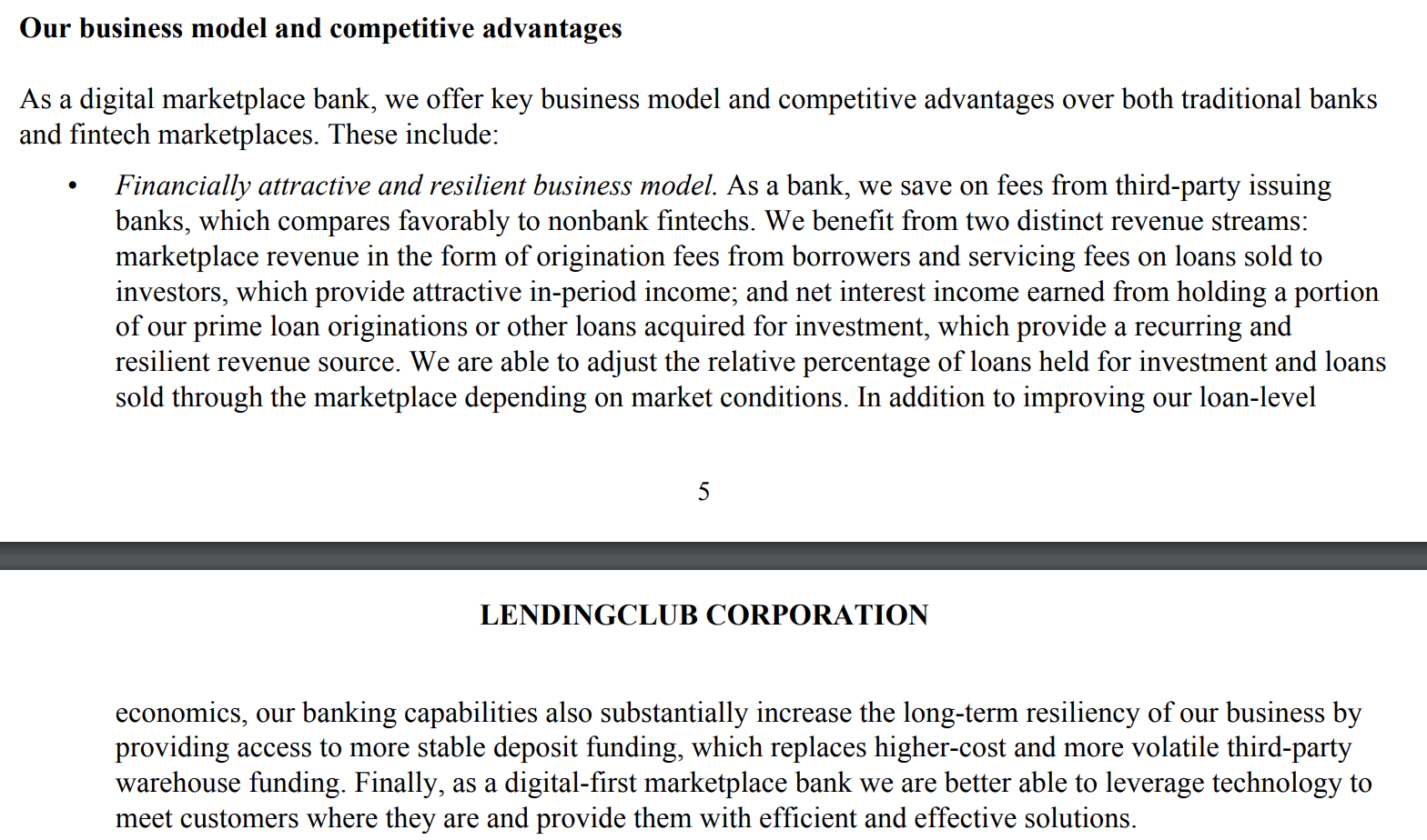 consumer lending lendingclub revenue